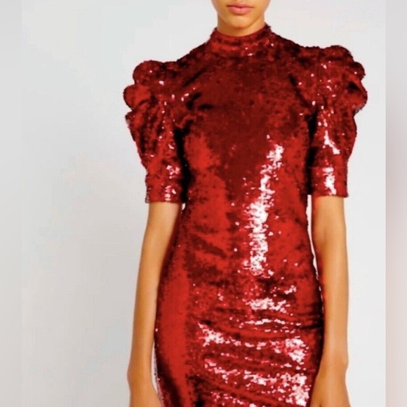 Alice + Olivia Dresses & Skirts - Alice + Olivia red sequin mini dress